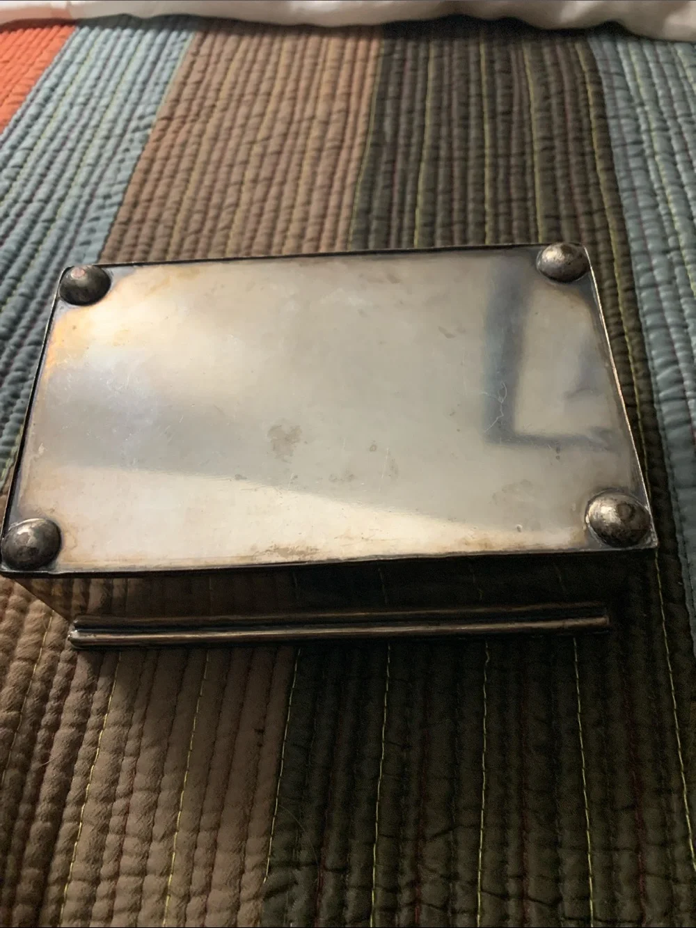 Vintage Silver Plated trinket box